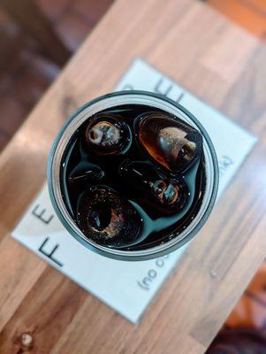 Single origin coffee from Honduras. Cold brew.