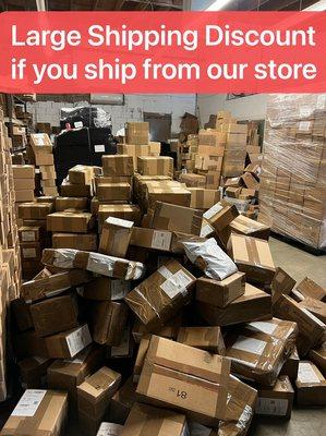 Large shipping discount