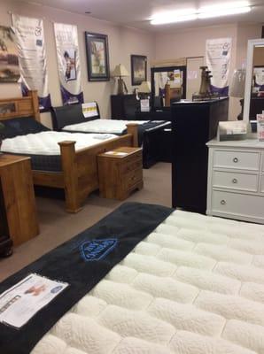 Great selection of bedroom groups.