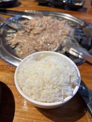 Rice and Bulgogi