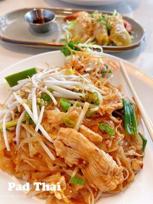 Pad Thai ,the noodles taste a-little sweet ,it's ok .if don't like sweet it's better order something else