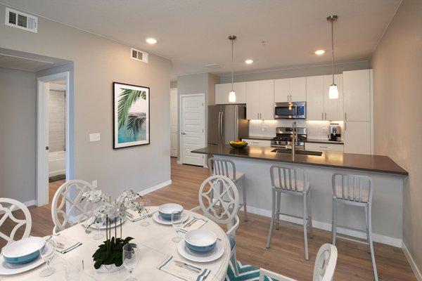 Dining Room and Kitchen