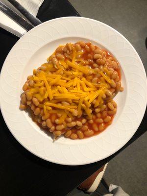 Warm comfort food.  Beans and toast I have to admit I was skeptical. But I was totally wrong. A very English breakfast.