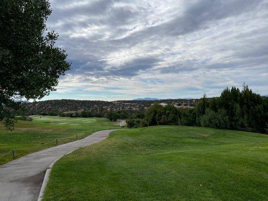 View from the first tee box