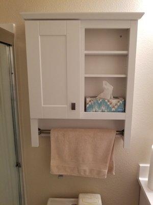 Bathroom Cabinet Installation