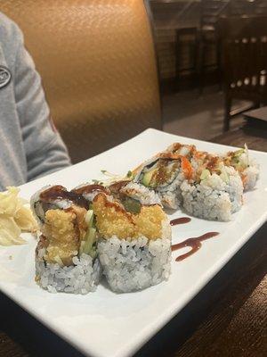 10. Chicken Tempura Roll 16. Fried Calamari Roll