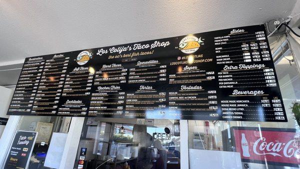 Updated Menu Prices