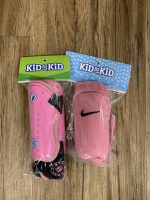 Shin pads for girls.