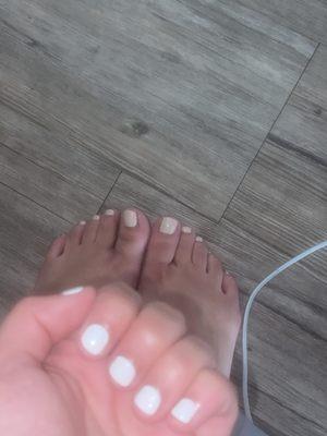 Gel mani and pedi