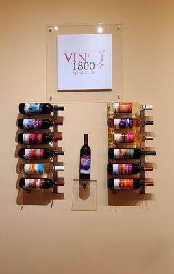 Nice display of wines.