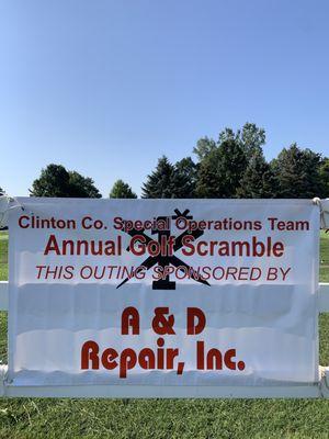 2021 Golf Scramble hosted by Clinton County Special Operations Team and sponsored by A&D.