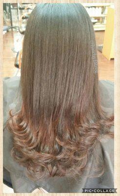 Long layered haircut by Fabiola