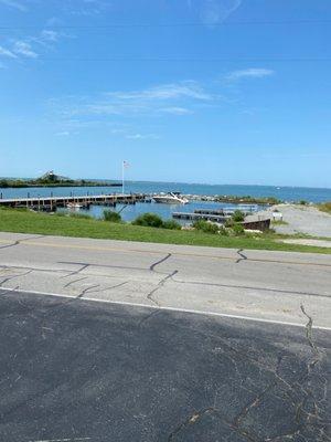 Dock parking at West Bay