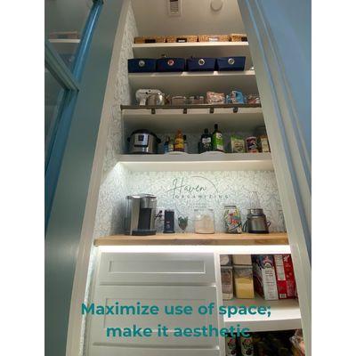 Pantry organizing project