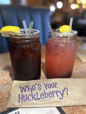 Huckleberry Swamp Tea and Huck's Lemonade