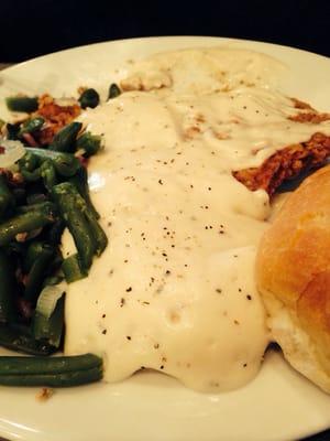 Chicken fried steak dinner special on January 9. Very tasty.