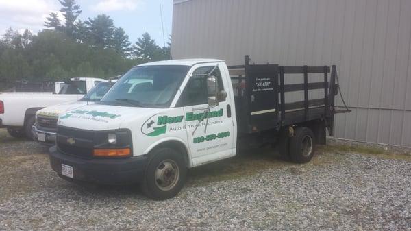 one of our delivery trucks that deliver all over New England  everyday, ask about delivery to your shop at No charge!