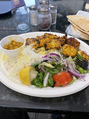 Chicken Tikka plate