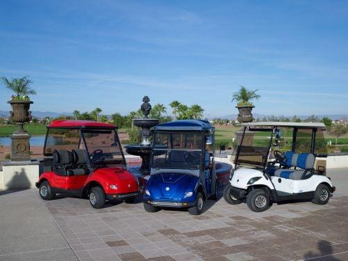 yamahas club cars ez-go