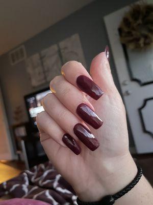 Dip on natural nails