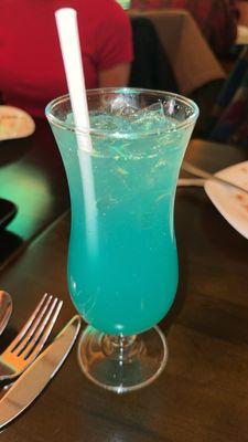 Blue Lagoon Mocktail - so good!