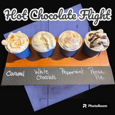 A Flight of Hot Chocolates