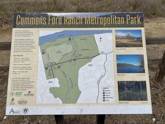 Commons Ford Ranch Metropolitan Park Map