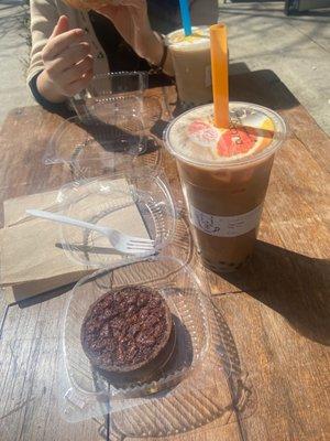 OG Milk Tea & Chocolate Pecan Tart