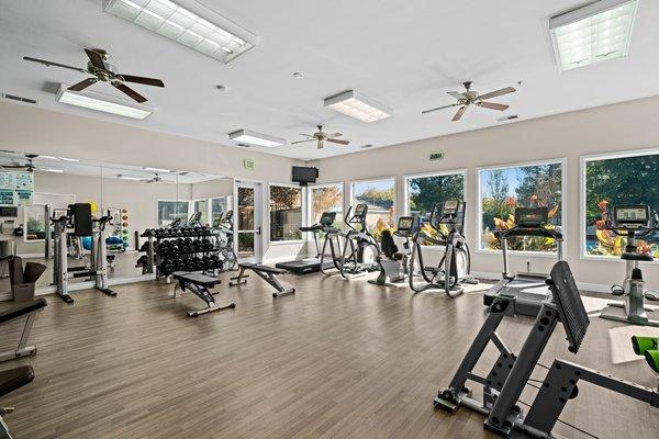 Fully-equipped fitness center