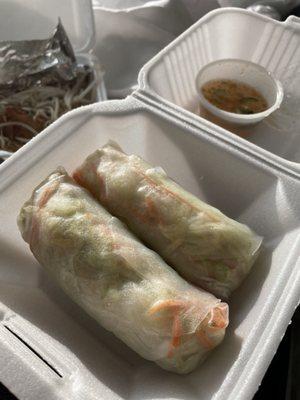 Non-Fried Spring Rolls (Chicken)