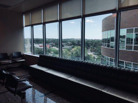 View from Cardiology Testing Waiting Area.