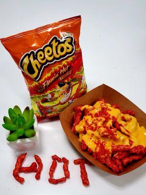 Hot Cheetos with cheese