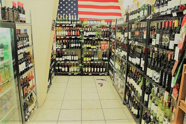 Wide selections of wines from different countries. This section will keep on growing.