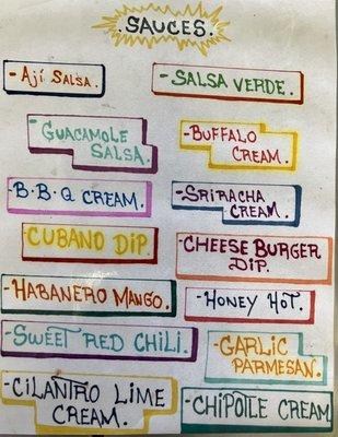 Saucelicious Choices!!!