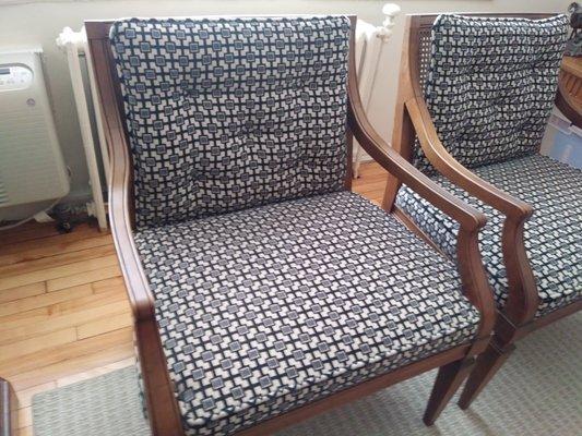 Matching chairs for sofa