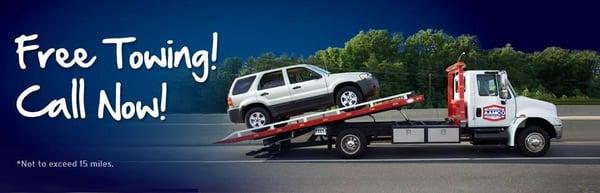 Ask About Our free Towing