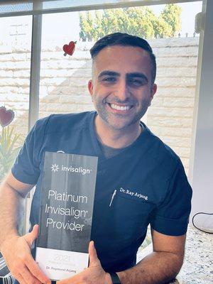 We are proud to announce that Dr. Ray is now a PLATINUM INVISALIGN PROVIDER!