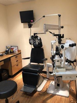 We provide comprehensive eye exams and contact lens fittings.