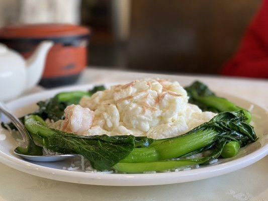 Shrimp Stir-fried with Milk