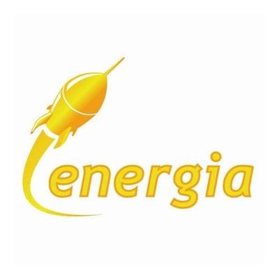 Energia - Logo created for energy drink.