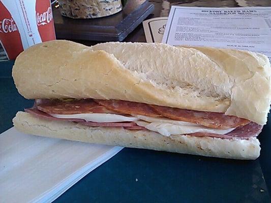 Italian "half" sandwich