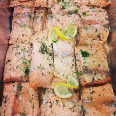 Grilled Dill Salmon