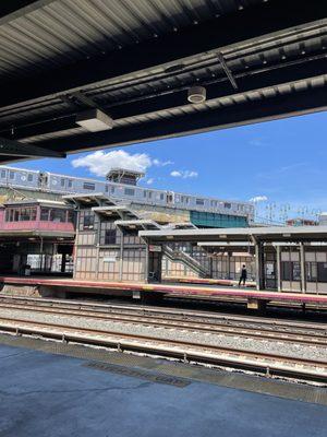 Underneath the Woodside 7 Subway & Woodside LIRR Station. Took the tacos to Long Beach!