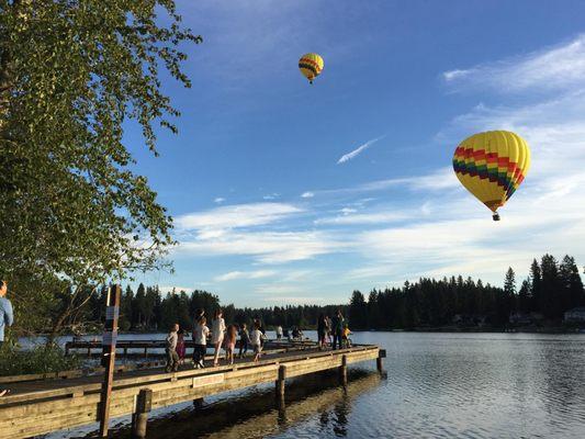 Summer Evening at Cottage Lake in Woodinville Washington