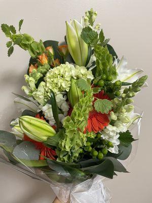 Beautiful sympathy bouquet