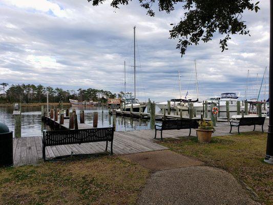 Waterfront in Downtown Manteo