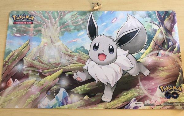 Radiant Eevee collection with playmat available here.