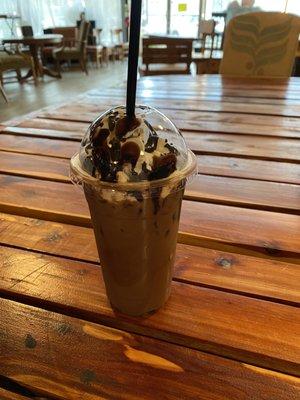 Almond Joy iced coffee