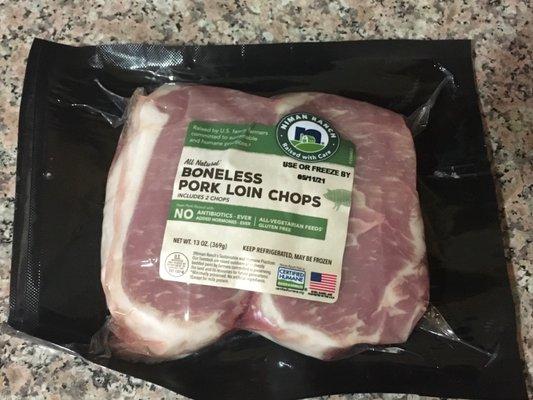 Boneless Pork Loin Chops