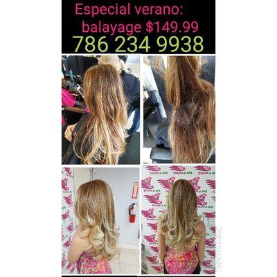 Balayage,  especial verano